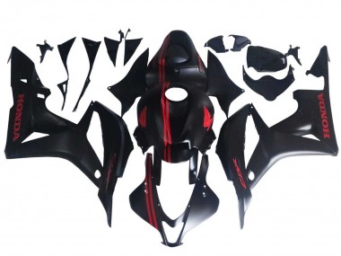 Cheap 2007-2008 Honda CBR600RR Motorcycle Fairings - Matte Black Red