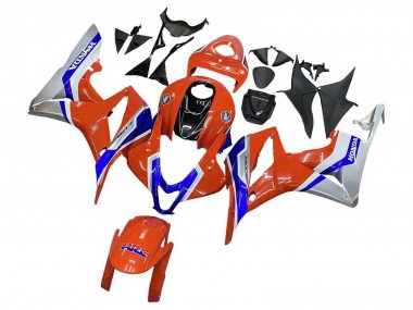 Cheap 2007-2008 Honda CBR600RR Motorcycle Fairings - Silver Blue Red HRC