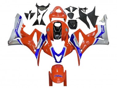 Cheap 2007-2008 Honda CBR600RR Motorcycle Fairings - Silver Blue Red HRC