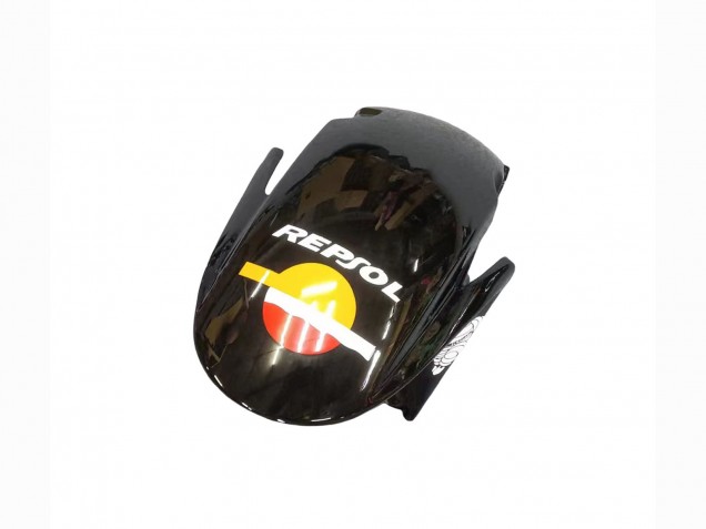 2007-2008 Honda CBR600RR Motorcycle Fairings - Yellow Orange Glossy Black Rossi Repsol