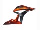 2007-2008 Honda CBR600RR Motorcycle Fairing - Orange Matte Black