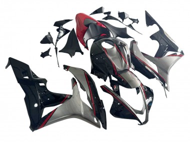 Cheap 2007-2008 Honda CBR600RR Motorcycle Fairings - Silver Red Glossy Black