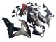 2007-2008 Honda CBR600RR Motorcycle Fairings - Silver Red Glossy Black