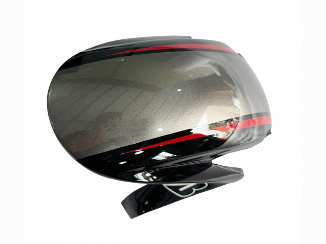 2007-2008 Honda CBR600RR Motorcycle Fairings - Silver Red Glossy Black