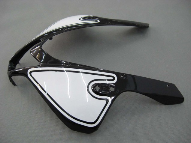 2007-2008 Honda CBR600RR Motorcycle Fairings - White Black Racing