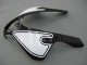 2007-2008 Honda CBR600RR Motorcycle Fairings - White Black Racing