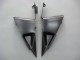 2007-2008 Honda CBR600RR Motorcycle Fairings - White Black Racing