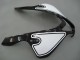 2007-2008 Honda CBR600RR Motorcycle Fairings - White Black Racing