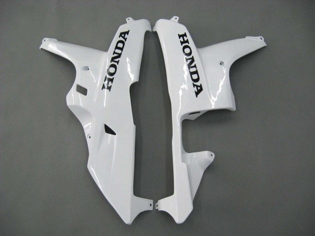 2007-2008 Honda CBR600RR Motorcycle Fairings - White Black Racing