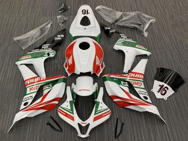 Cheap 2007-2008 Honda CBR600RR Motorcycle Fairings - White Red Green Glossy Black Castrol 16