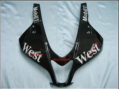 Cheap 2007-2008 Honda CBR600RR Motorcycle Fairings - Glossy Black White West