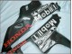 2007-2008 Honda CBR600RR Motorcycle Fairings - Glossy Black White West