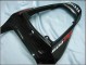 2007-2008 Honda CBR600RR Motorcycle Fairings - Glossy Black White West