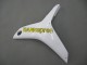 2007-2008 Honda CBR600RR Motorcycle Fairings - White Green Yellow Glossy Black Hannspree