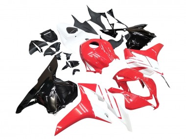 Cheap 2009-2012 Honda CBR600RR Motorcycle Fairing Kits - White Red Glossy Black