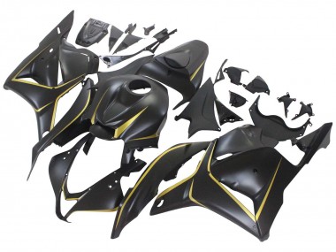 Cheap 2009-2012 Honda CBR600RR Motorcycle Fairings - Matte Black Gold