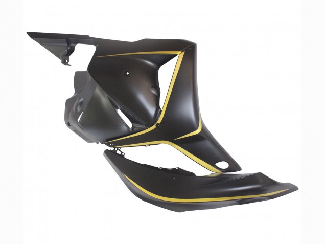 2009-2012 Honda CBR600RR Motorcycle Fairings - Matte Black Gold
