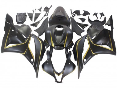 Cheap 2009-2012 Honda CBR600RR Motorcycle Fairings - Matte Black Gold
