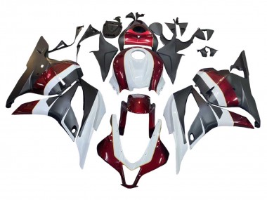Cheap 2009-2012 Honda CBR600RR Motorcycle Fairings - White Red Matte Black