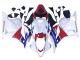 2009-2012 Honda CBR600RR Motorcycle Fairings - White Red Blue
