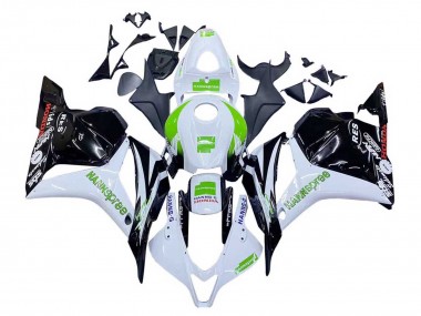 Cheap 2009-2012 Honda CBR600RR Motorcycle Fairings - White Green Glossy Black Hannspree