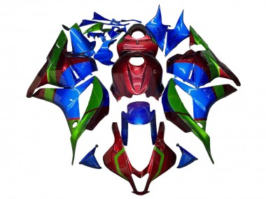 Cheap 2009-2012 Honda CBR600RR Motorcycle Fairings - Blue Red Green