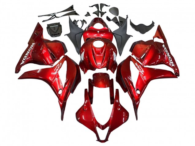 2009-2012 Honda CBR600RR Motorcycle Fairings - Red Racing