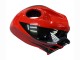2009-2012 Honda CBR600RR Motorcycle Fairings - Red Glossy Black Matte Black Stripe