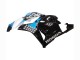 2009-2012 Honda CBR600RR Motorcycle Fairings Kit - White Blue Glossy Black