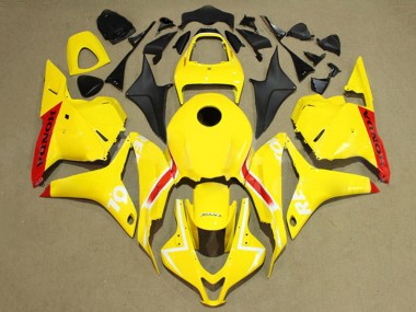 Cheap 2009-2012 Honda CBR600RR Motorcycle Fairings - Yellow Red White Repsol