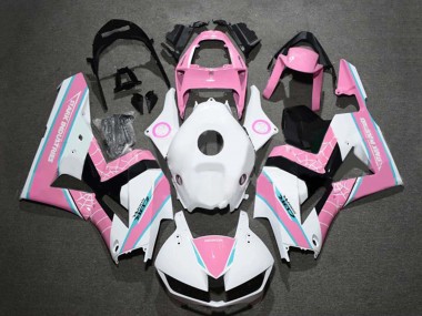 Cheap 2009-2012 Honda CBR600RR Motorcycle Fairings - White Pink Blue