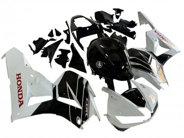 Cheap 2013-2023 Honda CBR600RR Motorcycle Fairing Kits - White Glossy Black