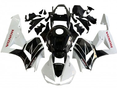 Cheap 2013-2023 Honda CBR600RR Motorcycle Fairing Kits - White Glossy Black