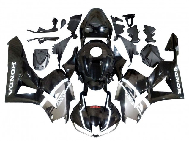 2013-2023 Honda CBR600RR Motorcycle Fairings - Silver Glossy Black