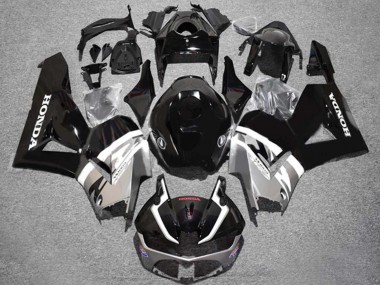 Cheap 2013-2023 Honda CBR600RR Motorcycle Fairings - Silver Glossy Black