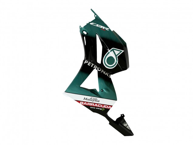 2013-2023 Honda CBR600RR Motorcycle Fairing - Teal Blue Glossy Black Petronas 20