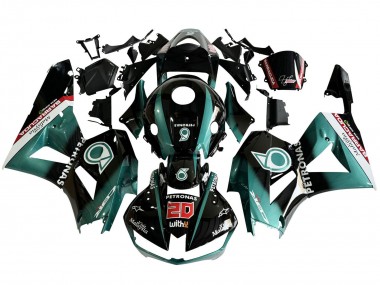 Cheap 2013-2023 Honda CBR600RR Motorcycle Fairing - Teal Blue Glossy Black Petronas 20