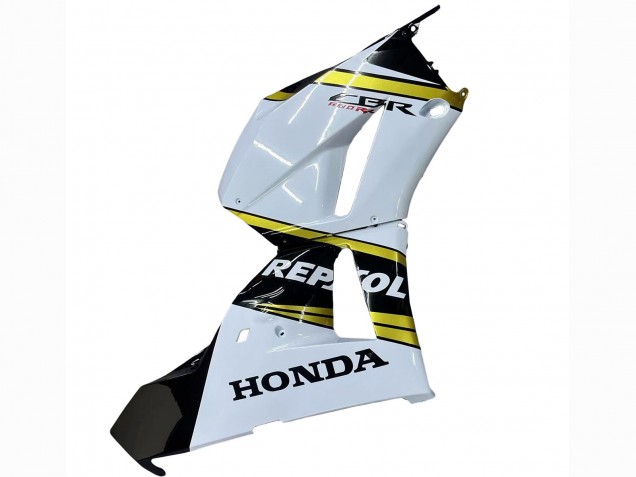 2013-2026 Honda CBR600RR Motorcycle Fairings - White Gold Glossy Black Repsol