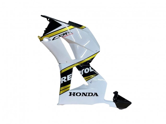 2013-2026 Honda CBR600RR Motorcycle Fairings - White Gold Glossy Black Repsol