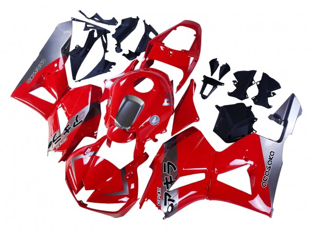 2013-2026 Honda CBR600RR Motorcycle Fairings - Silver Red