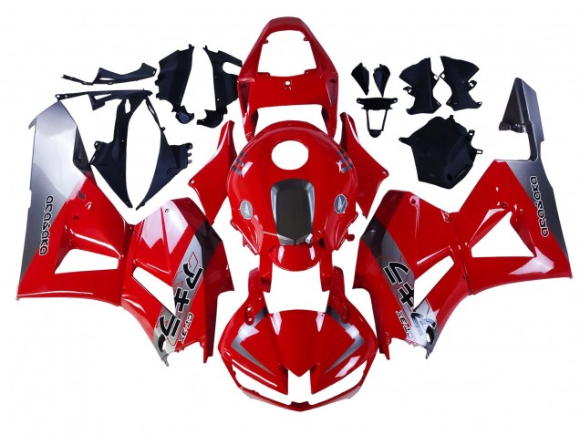 2013-2026 Honda CBR600RR Motorcycle Fairings - Silver Red