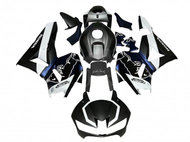 Cheap 2013-2023 Honda CBR600RR Motorcycle Fairings - Black Carbon Fiber White Blue Red Bull