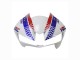 2013-2023 Honda CBR600RR Motorcycle Fairing - White Red Blue HRC