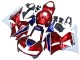 2013-2026 Honda CBR600RR Motorcycle Fairings - White Red Blue HRC