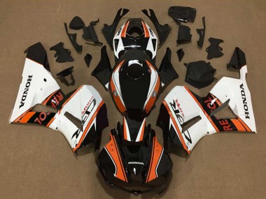 Cheap 2013-2023 Honda CBR600RR Motorcycle Fairings - White Orange Glossy Black Repsol