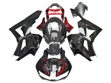 Cheap 2013-2023 Honda CBR600RR Motorcycle Fairings - Glossy Black Red