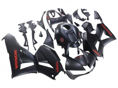 Cheap 2013-2023 Honda CBR600RR Motorcycle Fairings - Matte Black Red Decals
