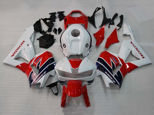 2013-2026 Honda CBR600RR Motorcycle Fairings - White Red Dark Blue HRC