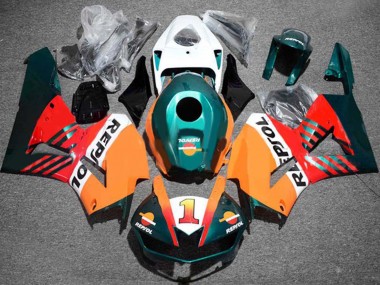 Cheap 2013-2023 Honda CBR600RR Motorcycle Fairings - Orange White Red Glossy Black Dark Green Repsol 1