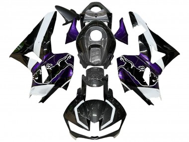 Cheap 2013-2023 Honda CBR600RR Motorcycle Fairings - Black Carbon Fiber White Purple Red Bull